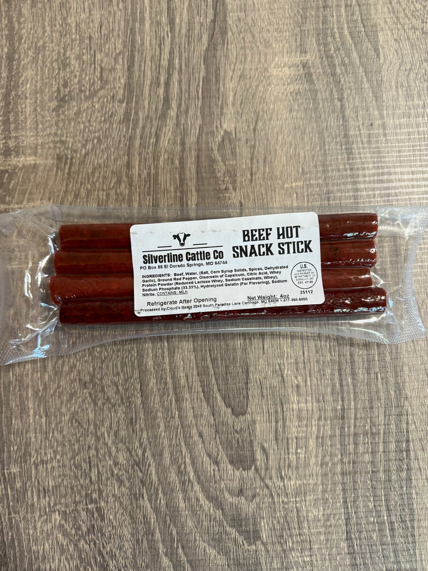 Hot Beef Sticks